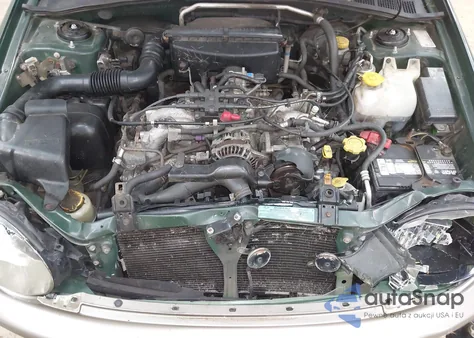 2002 Subaru Impreza Outback Sport из США, поврежденный, VIN JF1GG68582H831446